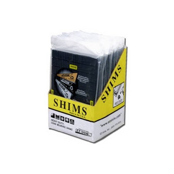 EzShim 20PK BLK Plastic Shims ETC1A Zoro